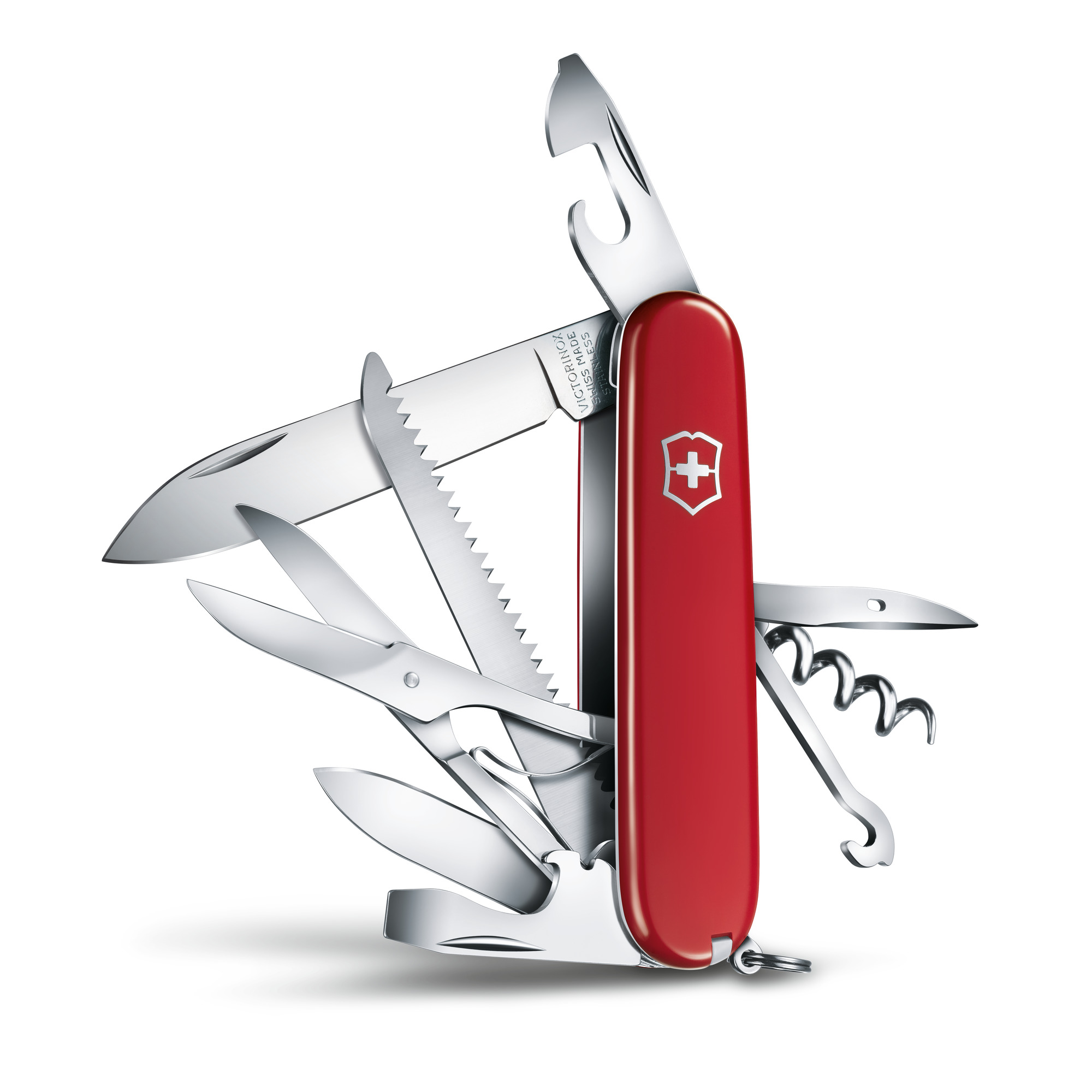 Victorinox Huntsman Swiss Army Knife, 15 Function Red Pocket Knife - image 4 of 5