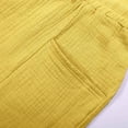 thumbnail image 6 of Beach Shorts for Women Summer Elastic Waist Loose Crinkle Lightweight Casual Shorts with Pockets Vacation Outfits, 6 of 9