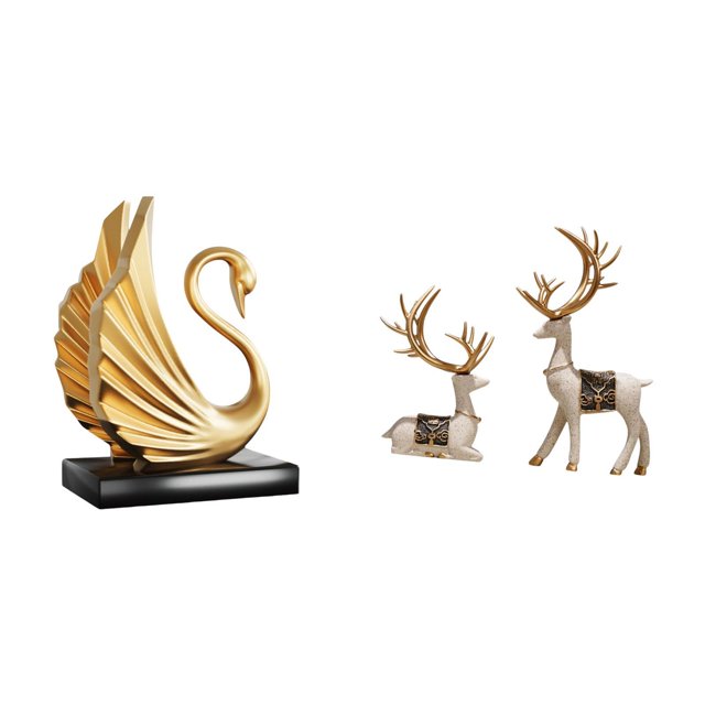 estatua de resina de cisne,Figuras de cisne,estatuas,decoración del hogar,fiesta de bodas,Estatua de alce y ciervo,Figuras de alce y ciervo,decoración del hogar,estatuas de resina,Estatua de