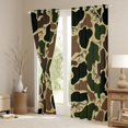 thumbnail image 3 of Castle Fairy Dinosaur Blackout Curtains Set of 2 (52x84 Each),Camo Window Curtains, 3 of 6