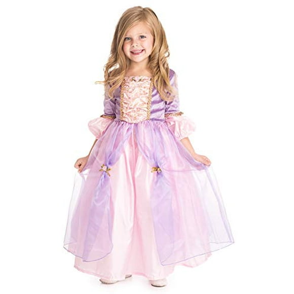 Little Adventures Deluxe Rapunzel Princess Dress Up Costume (Medium Age 3-5)