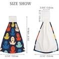 thumbnail image 3 of 1 Pcs Hanging Towels, Dish Towels Small Cute Octopus Absorbent Hand Towels with Hanging Loop Washcloth for Bathroom Kitchen, 3 of 7