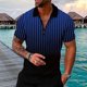 thumbnail image 5 of Gibobby Playera Polo Hombre Playeras Polo para Hombre Casuales Moda Camisas Caballero Camisetas Cuello Mao Manga Corta(Azul,M), 5 of 5
