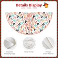 thumbnail image 3 of Balery Scandinavian Alphabet1 Printed Christmas Tree Skirt , Merry Christmas Party Christmas Tree Decoration,Adjustable Tree Skirt-30", 3 of 6