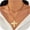 A3-Gold, variant on Chunky Cross Necklace for Women Chunky Gold Necklaces Big Cross Statement Charm Necklace Baptism Confirmation Christian Gifts for Women