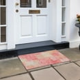 thumbnail image 6 of Addison Rugs Chantille Indoor/Outdoor Transitional Squares Blush Washable Rectangle Rug, 1'8" x 2'6", 6 of 6