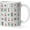 mahjong mug 05, variant on Mahjong Lover Gifts Mug, Mah Jong Accessories Coffee Cup Ceramic, Gift for Mah Jong Players Lovers, Mahjong Tiles Ceramic Coffee Tea Mug 11 oz