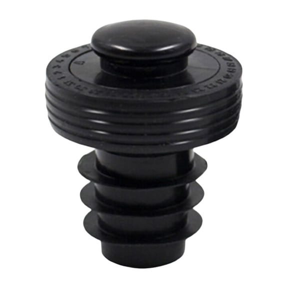 Food Grade Silicone Wine Bottle Stopper Stopper Vacuum Wine Saver Wedding Birthday Party Favors (Black)