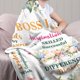 thumbnail image 2 of LHSHID Boss Gifts Boss Blanket Boss Gifts for Women Boss Lady Gifts from Employees Gifts for Female Boss Boss Birthday Christmas Retirement Appreciation Gifts boss Lady Flower Throw Blankets 40x50in, 2 of 5