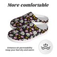 thumbnail image 6 of KLL Daisies Flowers Pattern Adult Unisex Cozy Slippers,Fuzzy Slip-on Slippers TPR Sole Slippers Comfort Plush Home Footwear for Indoor & Outdoor-35/36, 6 of 7