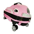 thumbnail image 2 of Maleta de viaje con ruedas de 20", diseño de automóvil, maleta con ruedas resistente con carcasa dura para niños, regalo para festivales Rosa, 2 of 9