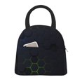thumbnail image 1 of Balery Modern Hexagonal Neon Grid Bolsa de Almuerzo para Mujeres, Caja de Almuerzo, Bolsa de Almuerzo Pequeña Impermeable, Tote de Almuerzo Reutilizable con Gran Capacidad, 1 of 6