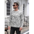 thumbnail image 5 of COOFANDY Men's Sun Protection Swim Long Sleeve UPF 50+ Rash Guard Lightweight Shirts, 5 of 15