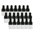 thumbnail image 3 of Frascos cuentagotas de vidrio vacíos de 20 piezas con gotero los ojos Viales dispensadores recargable aceites de perfume en suero Extracto , Negro 1ml Negro 1ml Macarena Frascos cuentagotas, 3 of 7