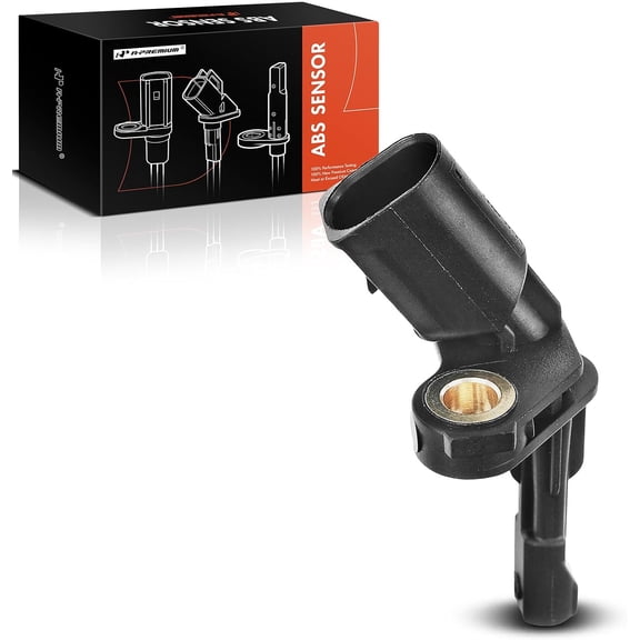 A-Premium Rear Left ABS Wheel Speed Sensor Compatible with Audi, Seat & Volkswagen Models - for Jetta, Tiguan, Bora, A3, A3 Quattro, TT, Leon, Beetle, Golf, GTI, Passat, Eos, CC, Golf City