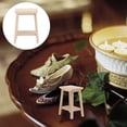 thumbnail image 3 of Arborister Mini Wooden Stool - Unpainted Chair - Furniture Accessory, 3 of 10