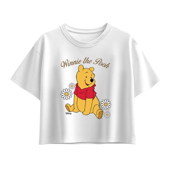 Winnie the Pooh - Sitting Pooh - Youth Girls Boxy T-Shirt