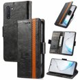 thumbnail image 1 of Case for Samsung Galaxy Note 10 Cover Leather Wallet Folio Case Book Design Flip Magnetic Closure - Black, 1 of 5