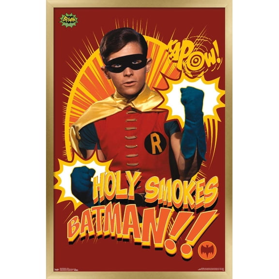 DC Comics TV - Batman TV Series - Robin Wall Poster, 14.725" x 22.375", Framed