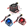 thumbnail image 4 of Tholdsy Ventilador de refrigeración Instalación práctica Motores Radiador Tamaño compacto Aluminio Pieza reemplazada Fregadero de calefacción Kits de construcción modelo Rojo Tholdsy FN011109-03, 4 of 6