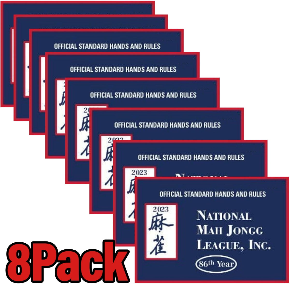 National Mah Jongg League 2023 Large Size Card Mah Jongg Card
