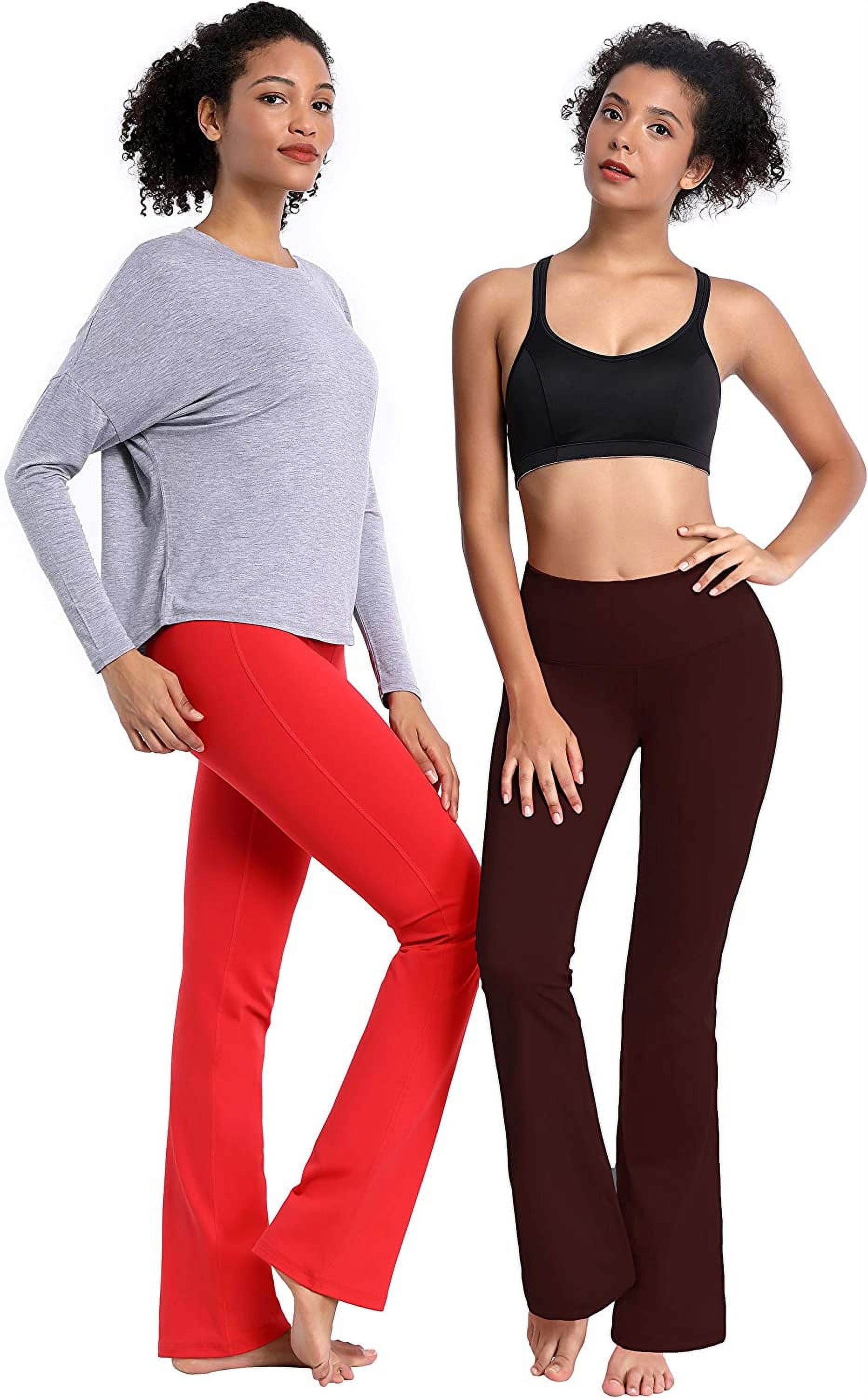 BUBBLELIME 29/31/33/35 4 Styles Women's Bootcut Yoga Pants