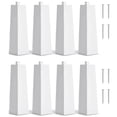 thumbnail image 2 of 8Pcs 8 Inch Home Aluminum Outside White Siding Corners Covers Trim with 8 Nails, 2 of 8