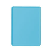 Angle View: Cambro 1220D518 12" x 20" Robin Egg Blue Dietary Tray - 12/Case