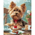 thumbnail image 4 of Painting by Numbers kit A yorkie's tea party KHO6629, 4 of 6