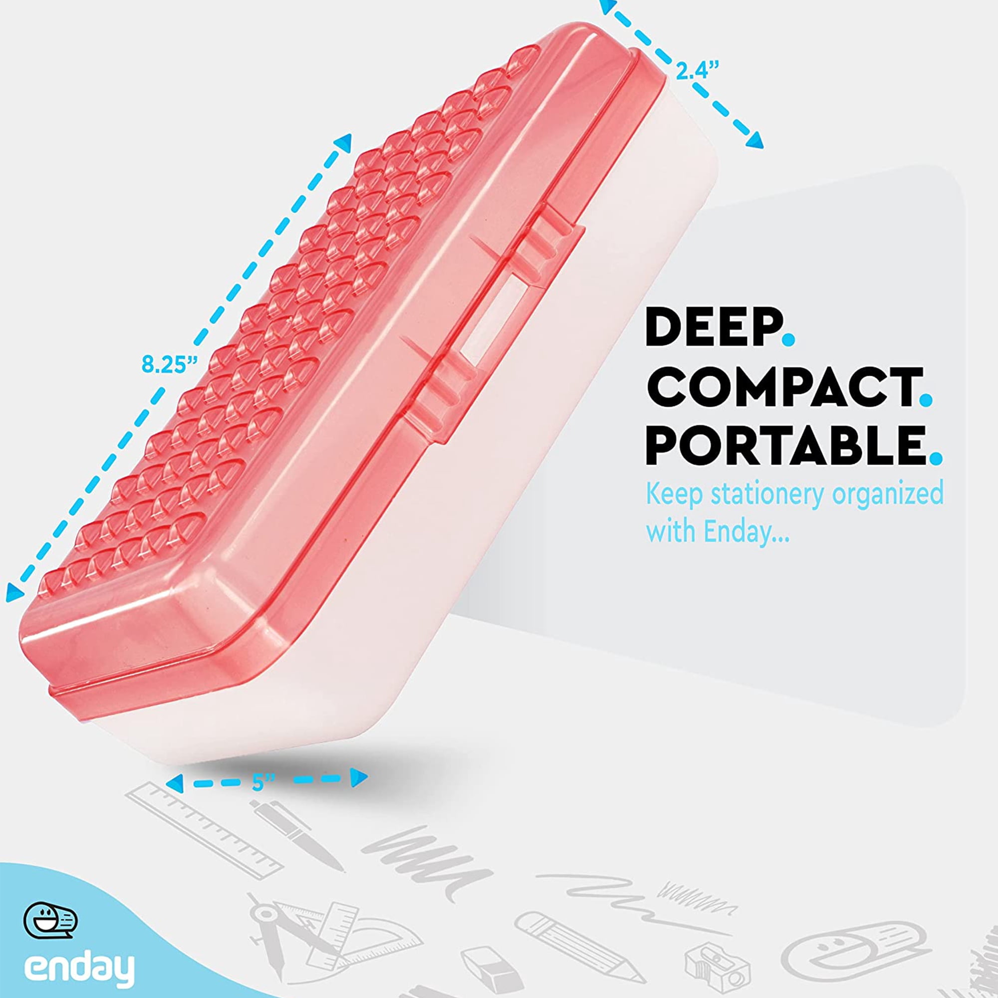 Pink Spacemaker Pencil Box