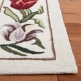 thumbnail image 4 of Safavieh Chelsea Mabelle Floral Wool Area Rug, Ivory/Green, 5'3" x 8'3", 4 of 12