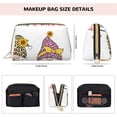 thumbnail image 5 of Cauagu Have a Nice Day Print Large Cosmetic Bag,Portable Cosmetics Pouch Travel Makeup Bag Large Capacity Travel Makeup Case Organizer Makeup Brush Organizer, 5 of 8