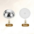 thumbnail image 3 of 50Pcs Dome Studs, 8mm Plastic Round Mushroom Flat Back Rivets, Silver, 3 of 6
