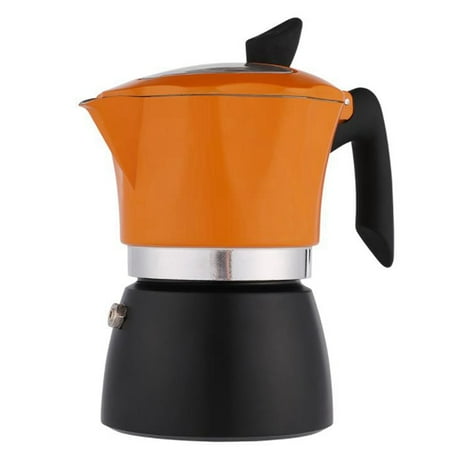 

Coffee Maker Aluminum Mocha Espresso Percolator Pot Coffee Maker Moka Pot 150ML Stovetop Maker Kitchen Coffeeware