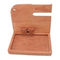thumbnail image 3 of Wood Phone Docking Station Clear Texture Multi Slot Multifunctional Wallet Key Glasses Organizer Wood Phone Holder Light Color, 3 of 5