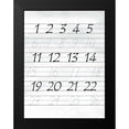 thumbnail image 2 of Lewis, Sheldon 15x18 Black Modern Framed Museum Art Print Titled - 123 Penmanship, 2 of 5