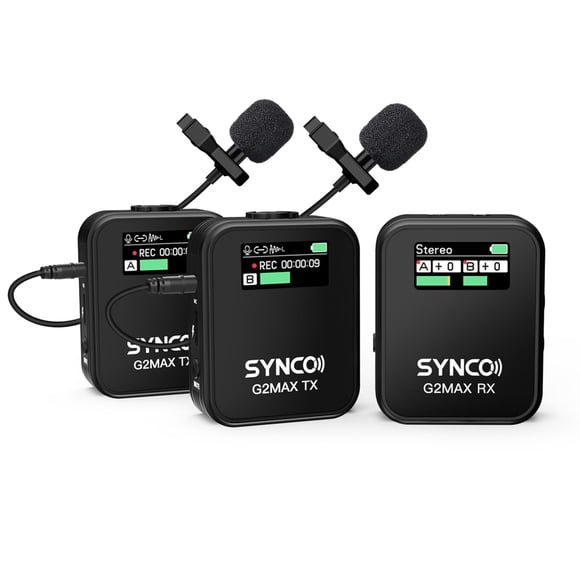 Micrófono Lavalier inalámbrico SYNCO G2 (A2) MAX 2.4 GHz