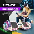 thumbnail image 5 of HOVERSTAR Bluetooth Hoverboard, LBW12A Color cromado o monopatín eléctrico de piel impresa con ruedas intermitentes LED, 5 of 5