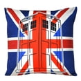 thumbnail image 1 of Doctor Who - Coussin Carré Union Jack Tardis, 1 of 1