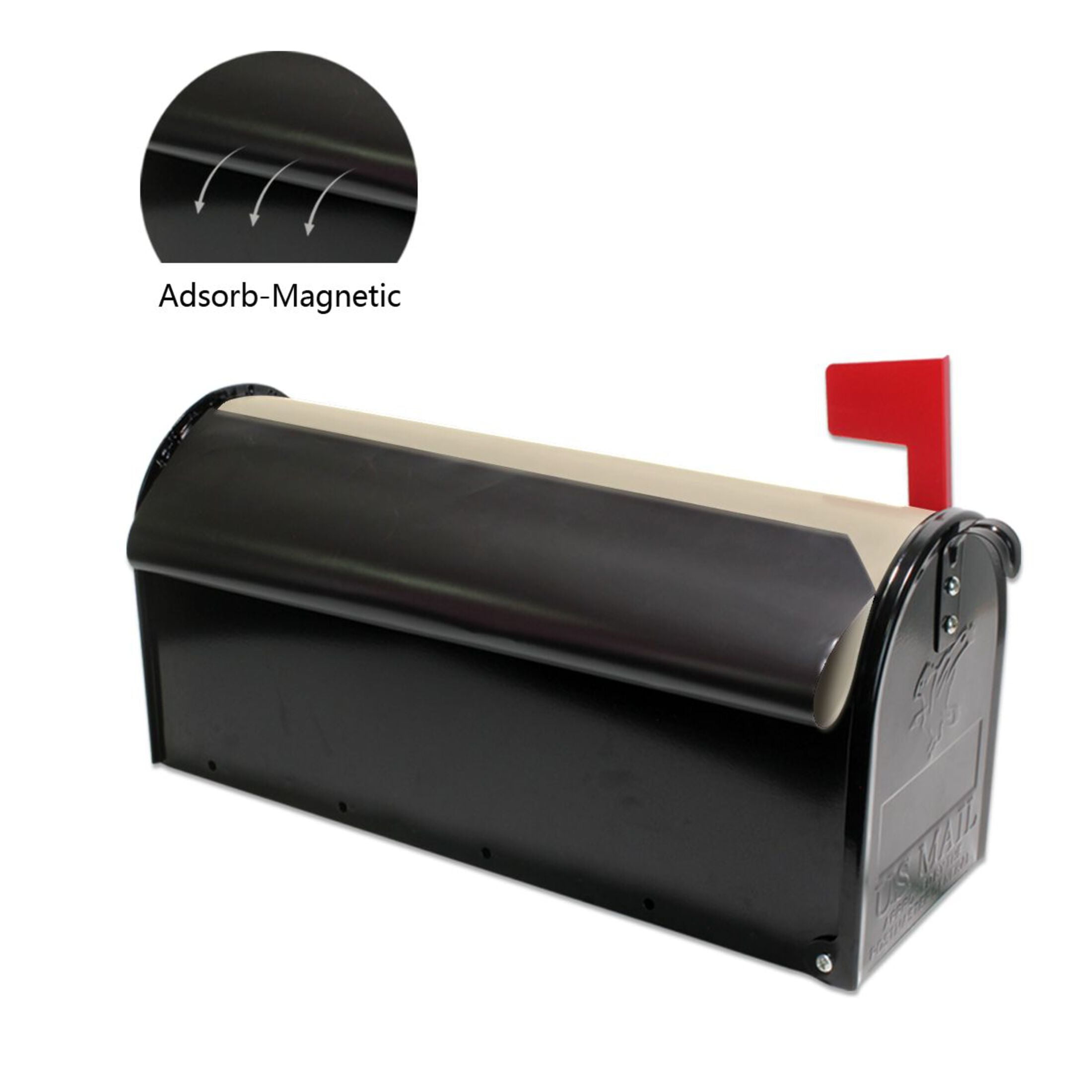 Simple Design Bird Magnetic PVC Mailbox Cover, 25.4" x 20.7" Large, Waterproof UV Resistant