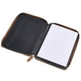 thumbnail image 2 of Creative Gifts International 002318 Leatherette Zippered Notepad Case, Caramel, 2 of 3