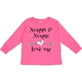 thumbnail image 3 of Inktastic Nonna and Nonno Love Me Heart Grandchild Boys or Girls Long Sleeve Toddler T-Shirt, 3 of 5