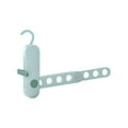 thumbnail image 1 of Portable Foldable Travel Drying Rack With 7 Hooks For Outdoor Camping Laundry Organizer Space Saving Lightweight Clothes Hanger, 1 of 3