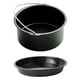 thumbnail image 1 of Accesorios para freidora de aire Molde para pasteles Utensilios para hornear Bandeja para hornear Molde para pasteles recubierto Molde para pizza 6 pulgadas, 1 of 8