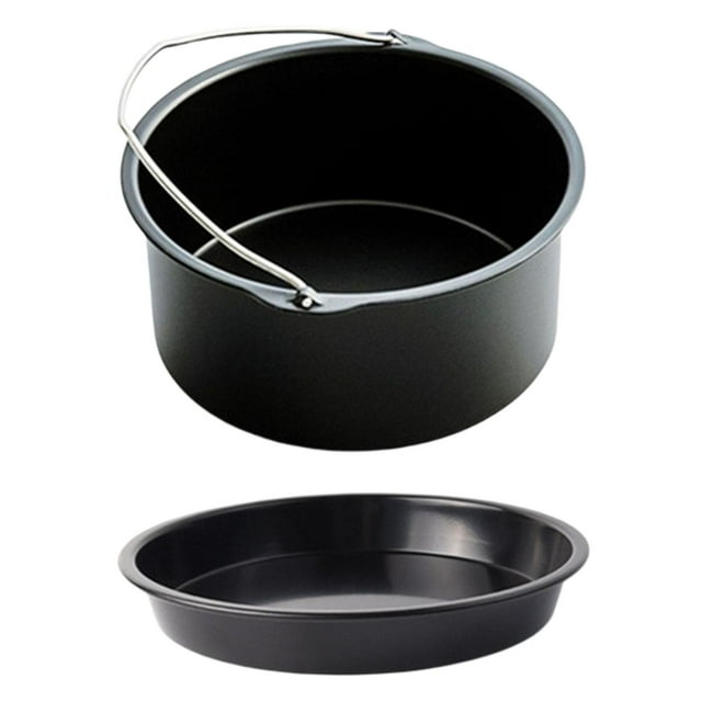 GUOOL Moule à Gâteau Plateau de Cuisson en Acier Inoxydable Antiadhésif Remplacement pour Pizza 6 Pouces