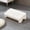 WHITE, variant on Ergonomic PP Footrest for Office Desk. Fits Under Desk, Use at Work, Sofa & Study. Comfortable & Space-Saving.