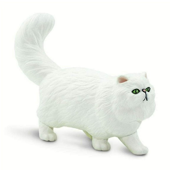 Safari Ltd. Persian Cat Figurine - Realistic 3" Cat Figure - Educational Toy for Boys, Girls, and Kids Ages 3 