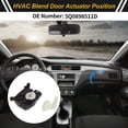 thumbnail image 2 of Reemplazo del actuador de puerta de mezcla de calefacción HVAC Unique Bargains para VW Golf MK7 2012-2020 para Audi A3 8V 2012-2020 Actuador de calefacción de aire reemplazar 5Q0898511D, 2 of 6
