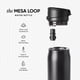 thumbnail image 4 of Botella De Agua Simple Y Moderna Mesa Loop Con Pajita | Botellas De Acero Inoxidable Aisladas Con Portavasos De 24 Oz Para Viajes, Deportes Y Escuela | Dia De Nieve, 4 of 5