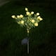 thumbnail image 4 of Luces Solares de Gardenia para Exterior | Luz LED Impermeable con Flor Artificial en Estaca | Decoración para Camino, Patio, Jardín, Terraza, Fiesta de Boda | Lámpara Solar Romántica y de Bajo, 4 of 6